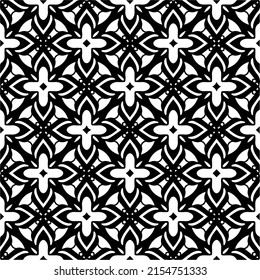 seamless pattern.Simple stylish abstract geometric background. Monochrome image. Black and white color. Design for decor, prints, textile or wrapping.Design element for prints. 