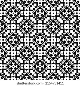 seamless pattern.Simple stylish abstract geometric background. Monochrome image. Black and white color. Design for decor, prints, textile or wrapping.Design element for prints. 