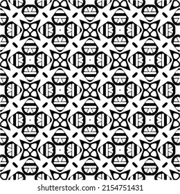 seamless pattern.Simple stylish abstract geometric background. Monochrome image. Black and white color. Design for decor, prints, textile or wrapping.Design element for prints. 