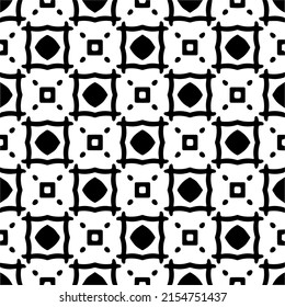 seamless pattern.Simple stylish abstract geometric background. Monochrome image. Black and white color. Design for decor, prints, textile or wrapping.Design element for prints. 