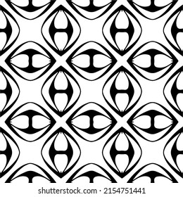 seamless pattern.Simple stylish abstract geometric background. Monochrome image. Black and white color. Design for decor, prints, textile or wrapping.Design element for prints. 