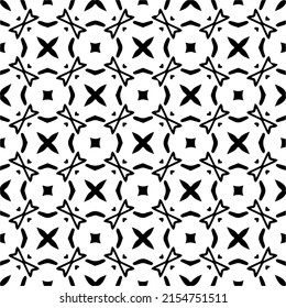 seamless pattern.Simple stylish abstract geometric background. Monochrome image. Black and white color. Design for decor, prints, textile or wrapping.Design element for prints. 