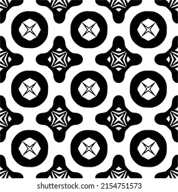 seamless pattern.Simple stylish abstract geometric background. Monochrome image. Black and white color. Design for decor, prints, textile or wrapping.Design element for prints. 