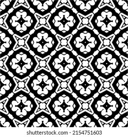 seamless pattern.Simple stylish abstract geometric background. Monochrome image. Black and white color. Design for decor, prints, textile or wrapping.Design element for prints. 