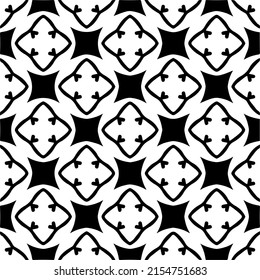 seamless pattern.Simple stylish abstract geometric background. Monochrome image. Black and white color. Design for decor, prints, textile or wrapping.Design element for prints. 