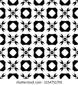 seamless pattern.Simple stylish abstract geometric background. Monochrome image. Black and white color. Design for decor, prints, textile or wrapping.Design element for prints. 
