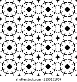 seamless pattern.Simple stylish abstract geometric background. Monochrome image. Black and white color. Design for decor, prints, textile or wrapping.Design element for prints. 