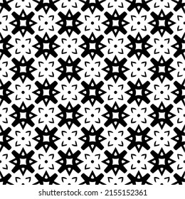 seamless pattern.Simple stylish abstract geometric background. Monochrome image. Black and white color. Design for decor, prints, textile or wrapping.Design element for prints. 