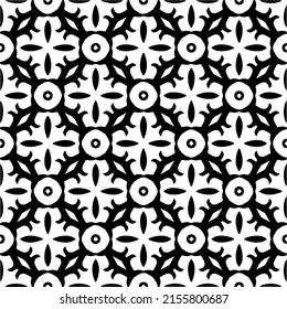 seamless pattern.Simple stylish abstract geometric background. Monochrome image. Black and white color. Design for decor, prints, textile or wrapping.Design element for prints. 