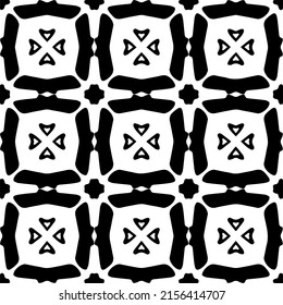 seamless pattern.Simple stylish abstract geometric background. Monochrome image. Black and white color. Design for decor, prints, textile or wrapping.Design element for prints. 
