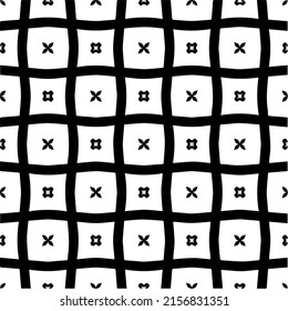 seamless pattern.Simple stylish abstract geometric background. Monochrome image. Black and white color. Design for decor, prints, textile or wrapping.Design element for prints. 