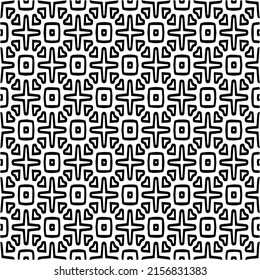 seamless pattern.Simple stylish abstract geometric background. Monochrome Picture. Black and white color. Design for decor, prints, textile or wrapping.Design element for prints. 