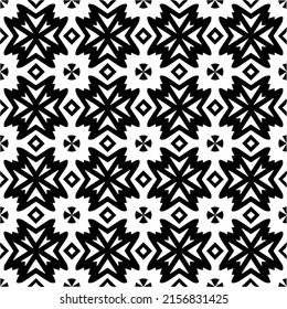 seamless pattern.Simple stylish abstract geometric background. Monochrome Picture. Black and white color. Design for decor, prints, textile or wrapping.Design element for prints. 