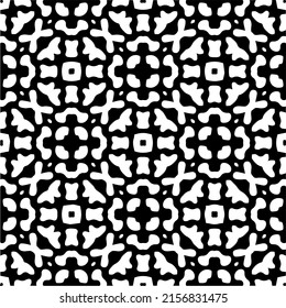 seamless pattern.Simple stylish abstract geometric background. Monochrome Picture. Black and white color. Design for decor, prints, textile or wrapping.Design element for prints. 
