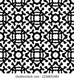 seamless pattern.Simple stylish abstract geometric background. Monochrome Picture. Black and white color. Design for decor, prints, textile or wrapping.Design element for prints. 