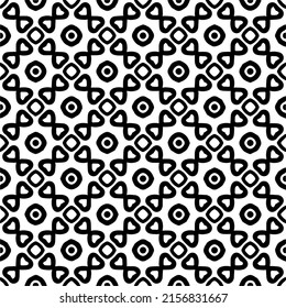 seamless pattern.Simple stylish abstract geometric background. Monochrome Picture. Black and white color. Design for decor, prints, textile or wrapping.Design element for prints. 