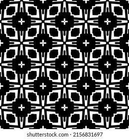seamless pattern.Simple stylish abstract geometric background. Monochrome Picture. Black and white color. Design for decor, prints, textile or wrapping.Design element for prints. 
