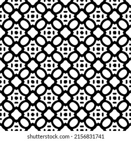 seamless pattern.Simple stylish abstract geometric background. Monochrome Picture. Black and white color. Design for decor, prints, textile or wrapping.Design element for prints. 