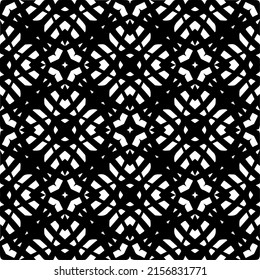 seamless pattern.Simple stylish abstract geometric background. Monochrome Picture. Black and white color. Design for decor, prints, textile or wrapping.Design element for prints. 