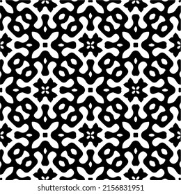 seamless pattern.Simple stylish abstract geometric background. Monochrome Picture. Black and white color. Design for decor, prints, textile or wrapping.Design element for prints. 