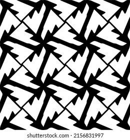seamless pattern.Simple stylish abstract geometric background. Monochrome Picture. Black and white color. Design for decor, prints, textile or wrapping.Design element for prints. 