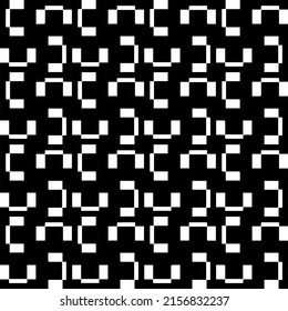 seamless pattern.Simple stylish abstract geometric background. Monochrome Picture. Black and white color. Design for decor, prints, textile or wrapping.Design element for prints. 