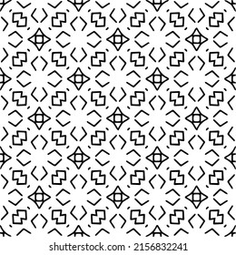 seamless pattern.Simple stylish abstract geometric background. Monochrome Picture. Black and white color. Design for decor, prints, textile or wrapping.Design element for prints. 