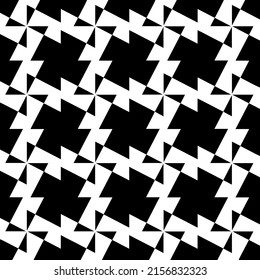 seamless pattern.Simple stylish abstract geometric background. Monochrome Picture. Black and white color. Design for decor, prints, textile or wrapping.Design element for prints. 