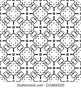 seamless pattern.Simple stylish abstract geometric background. Monochrome Picture. Black and white color. Design for decor, prints, textile or wrapping.Design element for prints. 
