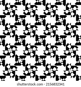 seamless pattern.Simple stylish abstract geometric background. Monochrome Picture. Black and white color. Design for decor, prints, textile or wrapping.Design element for prints. 