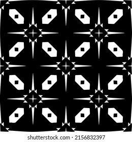 seamless pattern.Simple stylish abstract geometric background. Monochrome Picture. Black and white color. Design for decor, prints, textile or wrapping.Design element for prints. 