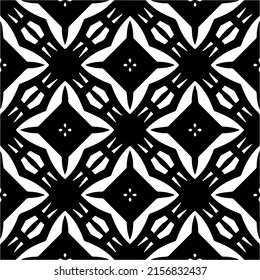 seamless pattern.Simple stylish abstract geometric background. Monochrome Picture. Black and white color. Design for decor, prints, textile or wrapping.Design element for prints. 