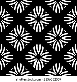 seamless pattern.Simple stylish abstract geometric background. Monochrome Picture. Black and white color. Design for decor, prints, textile or wrapping.Design element for prints. 