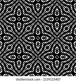 seamless pattern.Simple stylish abstract geometric background. Monochrome Picture. Black and white color. Design for decor, prints, textile or wrapping.Design element for prints. 