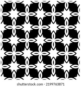 seamless pattern.Simple stylish abstract geometric background. Monochrome Picture. Black and white color. Design for decor, prints, textile or wrapping.Design element for prints. 