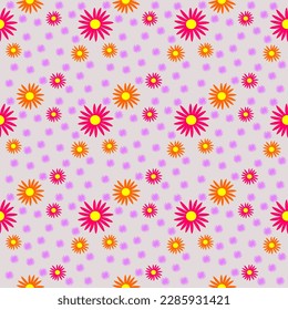 A Seamless PatternVector flower is a versatile and eye-catching design that features a repeating pattern of flowers and floral elements arranged in a seamless and uniform manner.