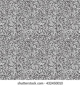 Seamless pattern-vector illustration. monochrome background white black. The numbers from zero to nine. The original design