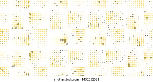 Seamless pattern.Vector illustration. 
Vintage geometric texture with repeated dots of different sizes.
