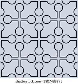 Seamless pattertn with abstract crosses