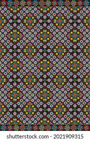 Seamless Pattren, Culture Fabric Pattern - Traditional Indus Valley wardrobe - print ready format.