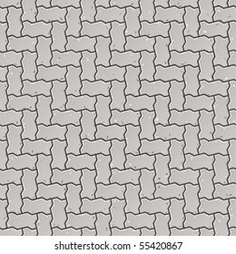 Seamless pavement pattern. Vector.