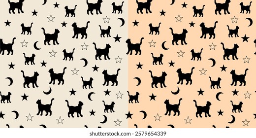 The seamless paw cat, paw dog, heart designs are suitable for wallpaper and can be used for other designs. love, heart, dog paw, cat paw, valentine's day