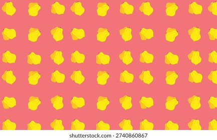 Seamless pawpaw pattern on a pink background. Bright tropical fruit design featuring fresh pawpaw arranged in a repeating layout. Colorful and modern summer illustration perfect for textile prints, fabric design, wallpaper, packaging, wrapping paper, stationery, and surface pattern projects. Ideal for tropical, food, and botanical themed designs.