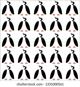 seamless penguin background