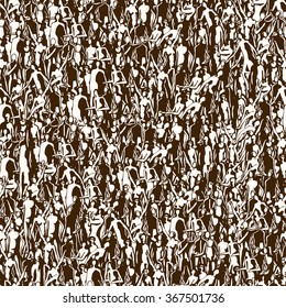 Seamless People Pattern