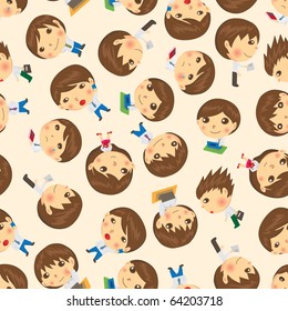 seamless people pattern
