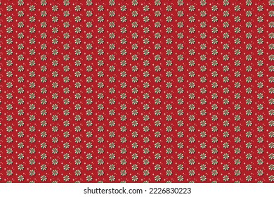 Seamless Peppermint Candy Christmas Pattern
