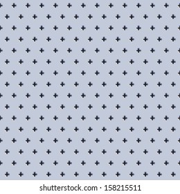Seamless perforated metal pattern - cross holes