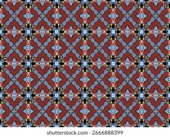 Perspectiva sin costuras Decoración Textil Diseño Visual Fondo de pantalla de Lujo Interior Paño Simétrico Moda Digital Forma de Plantilla Textura Interminable Tela de Arte Gráfico Patrón de Fondo Geométrico.