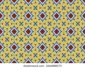 Nahtlose perspektivische Dekoration Textil Visual Design Luxus Tapete Interieur Stoff symmetrische Mode digitale Vorlage Form Fliesen Textur endlose Grafik Kunst Stoff geometrischen Hintergrund Muster.